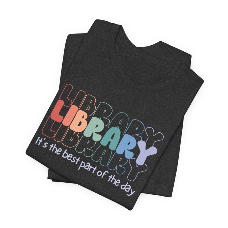 School Librarian Shirt, Library Shirt, back to school shirts, Library clerk shirt, Library day shirt, Plus size Librarian shirt image 7
