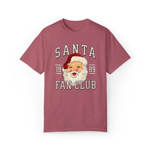 Vintage Santa Shirt Retro Santa shirt, Vintage Santa tee, Custom Christmas Shirts, Santa Face Shirt, Christmas comfort colors shirt, Crimson