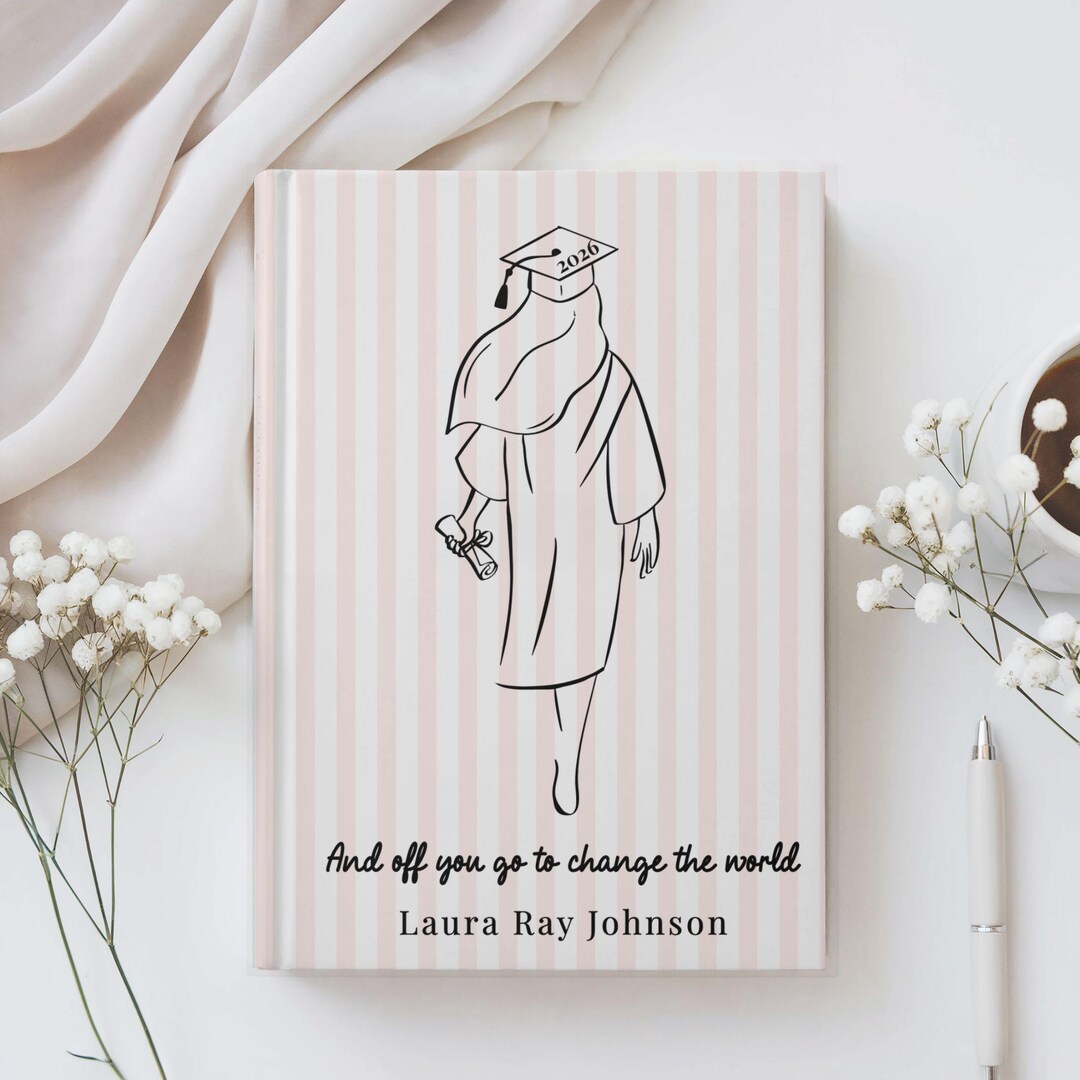 Graduation Scroll Notebook Personalized Graduation Notebook, Custom Graduation Journal, Graduation ...