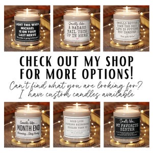 Funny Coworker gift, Coworker Candle, Co worker gifts, Christmas gift for coworkers, Colleague gift, funny gift for work bestie candle gifts image 10