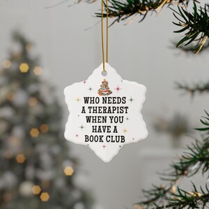 Weihnachtsgeschenke für Buchclubs, Weihnachtsschmuck für Buchclubs, lustige Geschenke für Buchclubgruppen, Weihnachtsschmuck für Buchclubs Bild 10