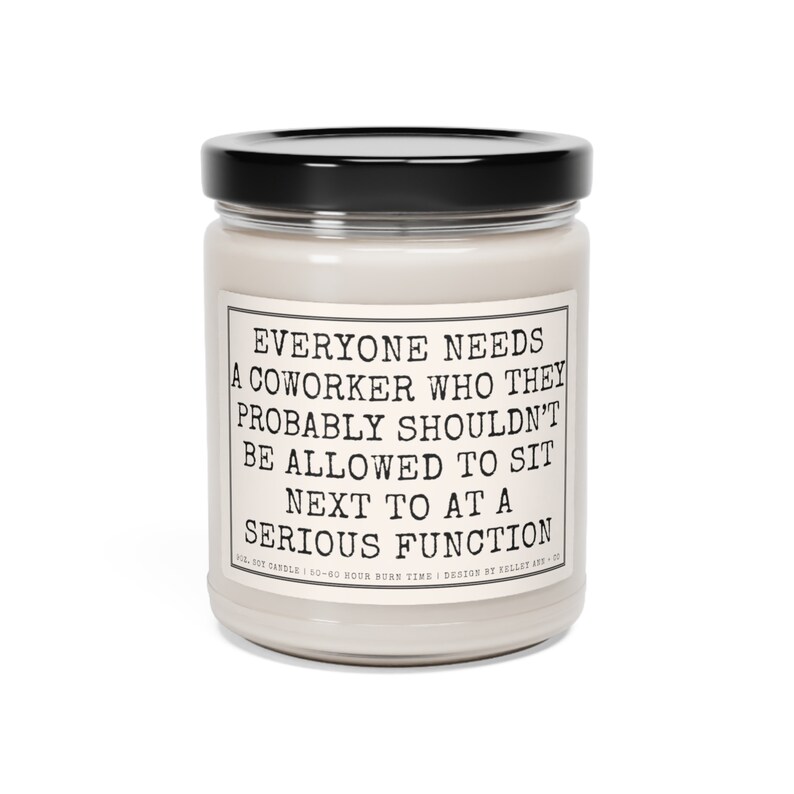 Funny Coworker gift, Coworker Candle, Co worker gifts, Christmas gift for coworkers, Colleague gift, funny gift for work bestie candle gifts image 5