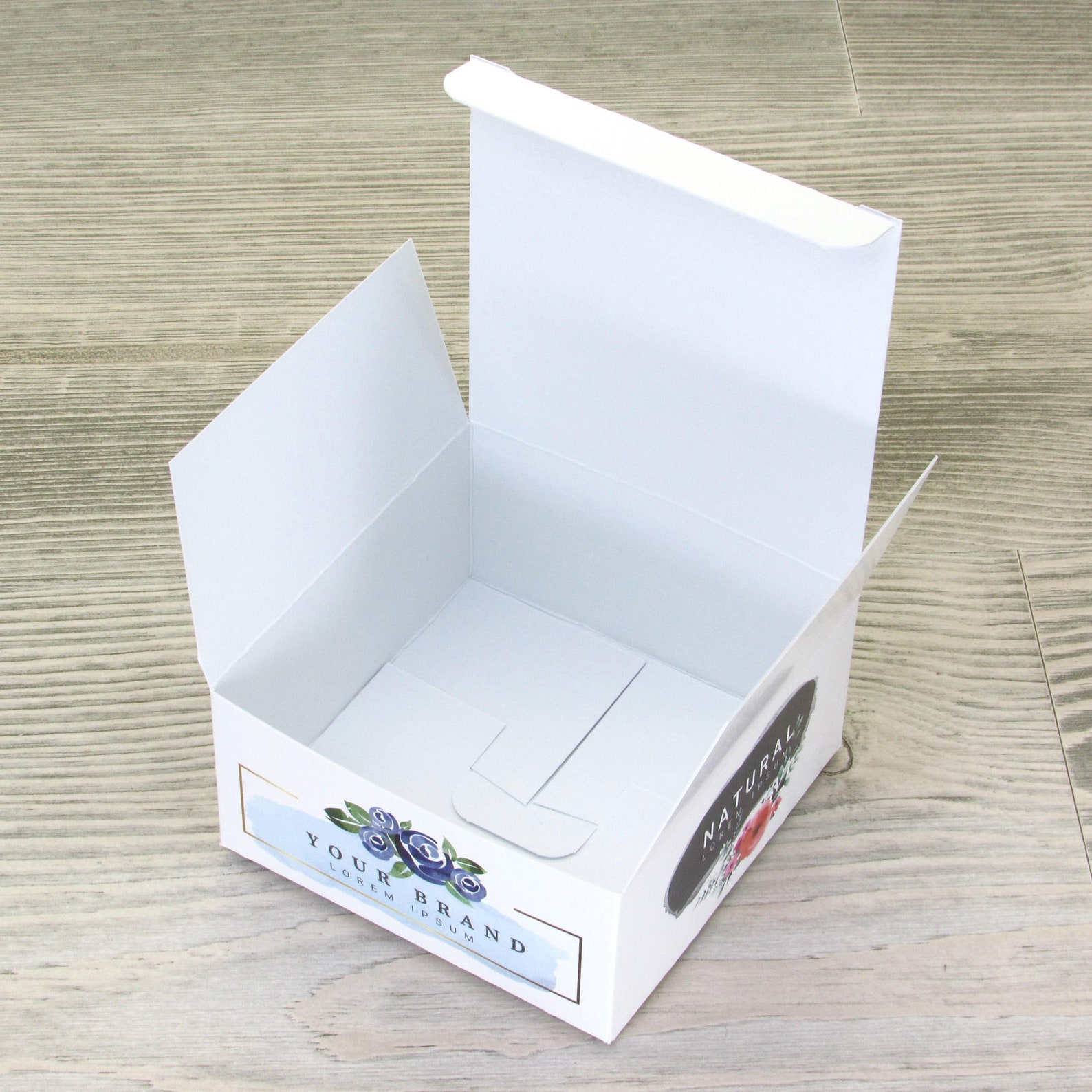 White Custom Printed Logo Boxes for Product Packaging and Etsy