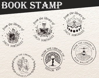 Personalized book belongs to Stamp/From the library of Book Stamp/Custom Self Inking Stamp/Teacher Gift/Best gift for book lover