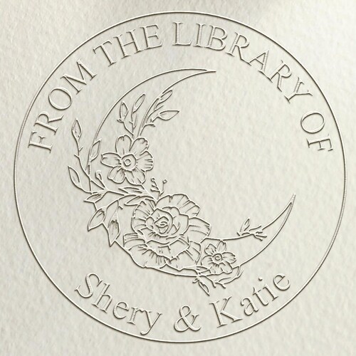 Custom Book Embosser Personalized Embosser Stampbook Etsy Canada