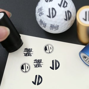 Golfinktstempel, aangepaste golfstempel, gepersonaliseerde zelfinktende stempel, golfbalstempel, balstempel, golfbalmarkering, cadeau voor mannen/echtgenoot