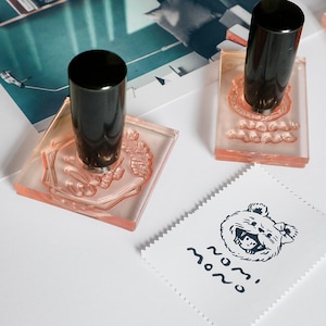 Sello acrílico comercial personalizado/sello de goma con logotipo/personalice su propio diseño/sello de goma para diario/sello de boda/sello de goma para paquete