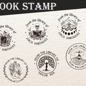 Personalisiertes Buch gehört zu Stempel / aus der Bibliothek von Buchstempel / benutzerdefinierter selbstfärbender Stempel / Lehrergeschenk / bestes Geschenk für Buchliebhaber