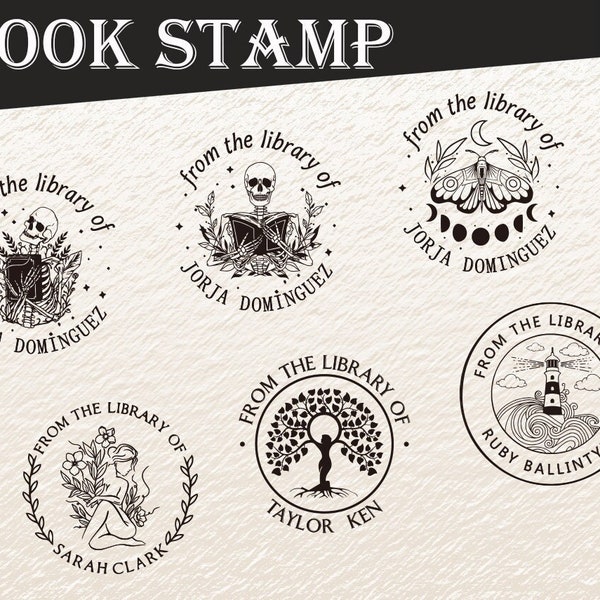 Personalized book belongs to Stamp/From the library of Book Stamp/Custom Self Inking Stamp/Teacher Gift/Best gift for book lover