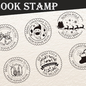 Le livre personnalisé appartient à Stamp/De la bibliothèque de Book Stamp/Tampon auto-encreur personnalisé/Cadeau pour enseignant/Meilleur cadeau pour amateur de livres