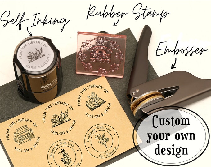 Custom Book Stamp/Personalized book belongs to Stamp/Self Inking Library Stamp/Teacher Gift/Gift for book lover