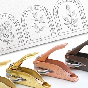 Timbri per biblioteca/Dal timbro per biblioteca/Timbro a mano personalizzato/Timbro ex libris/Timbro sostitutivo/Regalo per amanti dei libri/Fiore a mano/Erba