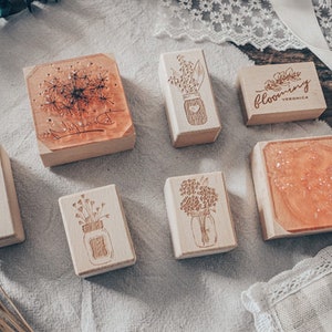 Sello de goma comercial personalizado, sello de goma de madera con logotipo, diseño personalizado, sello de goma para diario, sello de boda, sello de goma para paquete.