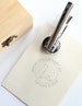 Book embosser custom with your name/raven from the library embosser/personalized animals library stamp/book lover gift 