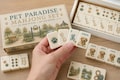 Custom Pet American Mahjong Set, Personalized Dog Face Design,Bone and Paw Print Tiles,Puppy Face Game for Dog Lovers, Unique Pet Owner Gift