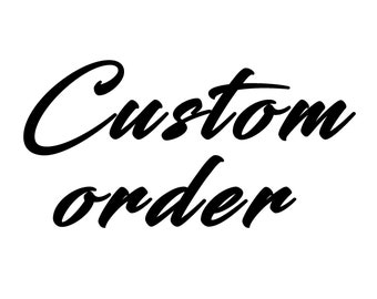 Custom order (35pcs 3.5cm Acrylic rubber stamp with handle)