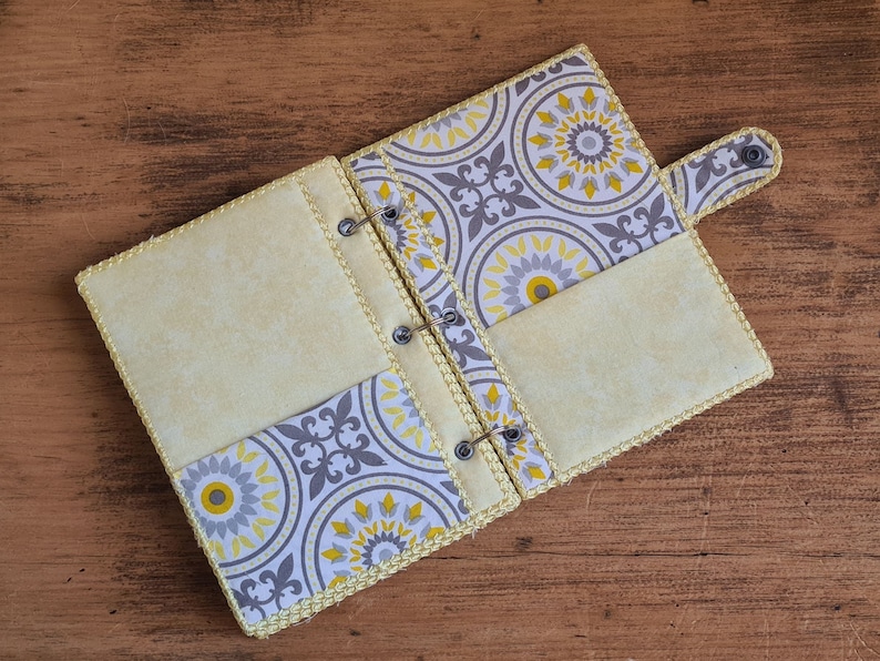 In the Hoop Machine Embroidery USB Book Organizer Pattern Etsy