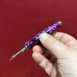 Seam Ripper, Stitch Ripper, Hand Turned, Acrylic Body With Gold or
