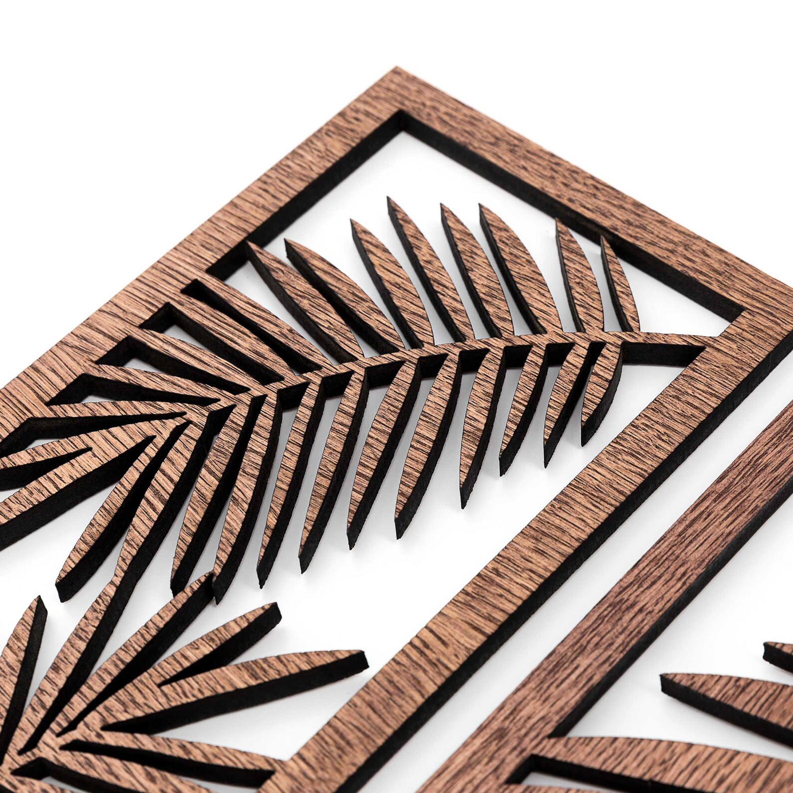 Leaf Wall Decoration Set of 3 Leaf Wooden Wall Decor Wall Etsy