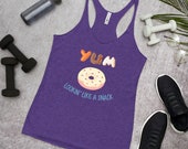 Lookin Like a Snack Donut Tank Flirty Funny