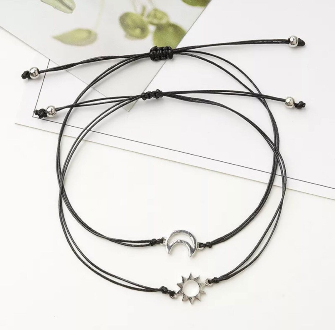 Sun and Moon Bracelet for Your Special Person Pinky Promise