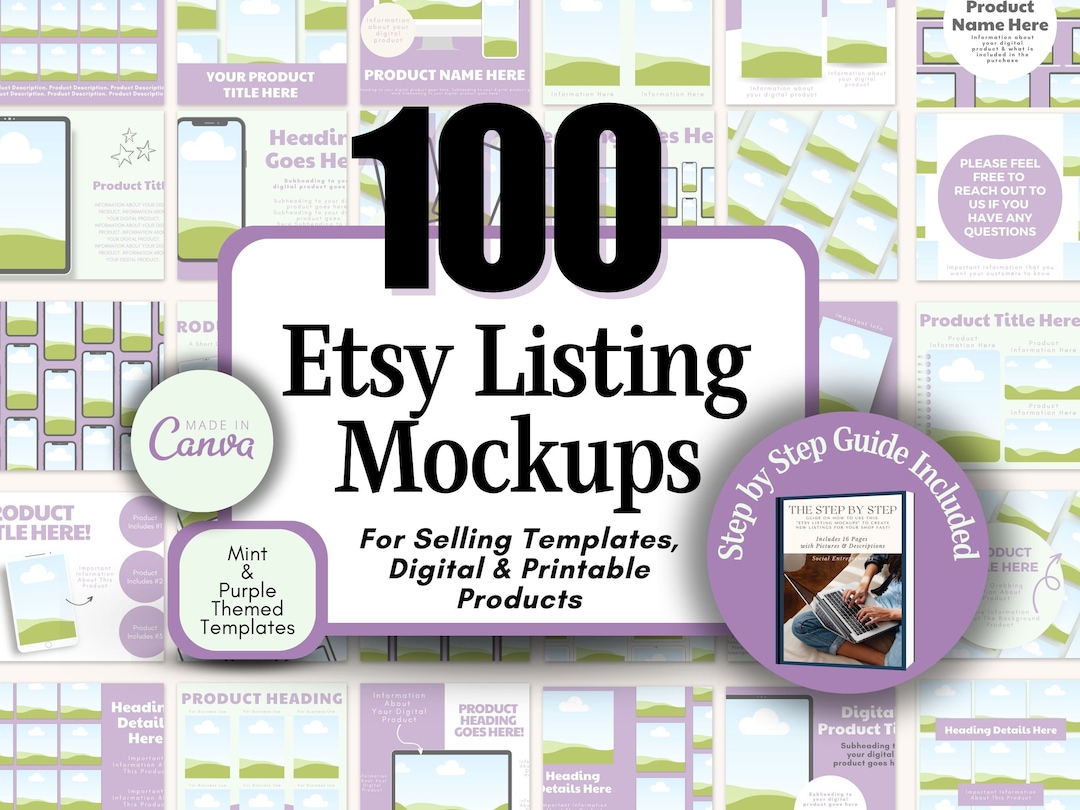 Etsy Listing Mockup Templates, Tools for Etsy Sellers, Mockups for ...