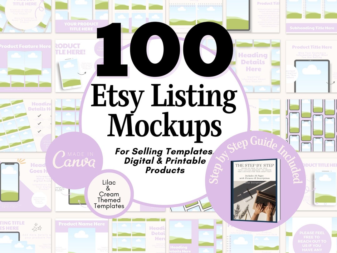 Etsy Listing Mockup Templates, Tools for Etsy Sellers, Mockups for ...