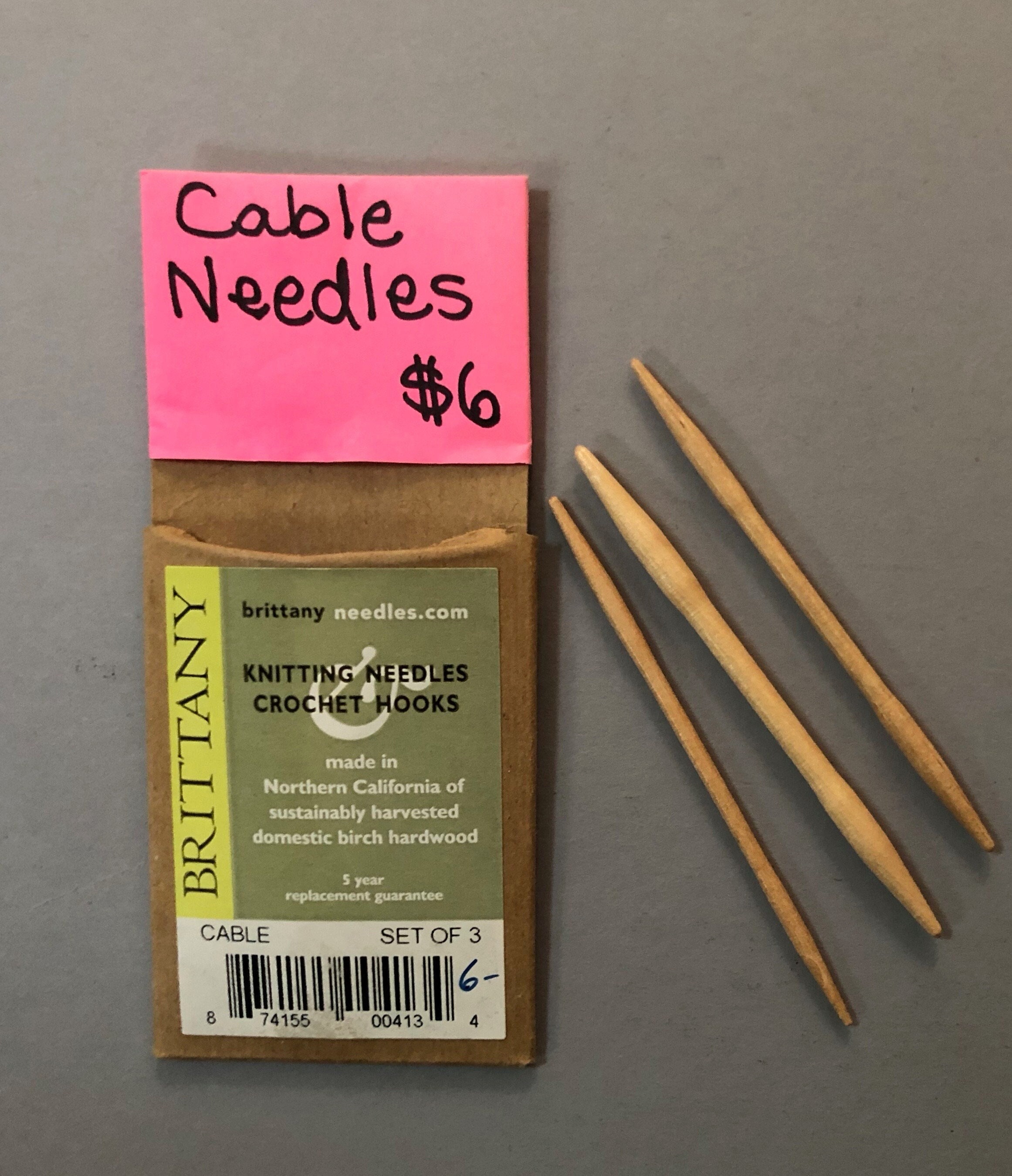 Brittany Cable Needles