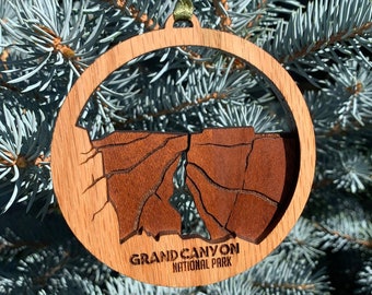 Grand Canyon National Park Ornament | Layered Wood