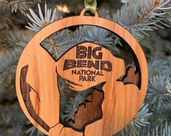 Big Bend National Park Ornament | Layered Wood