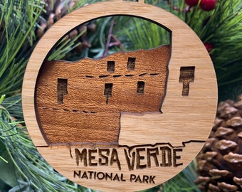 Mesa Verde National Park Ornament | Layered Wood