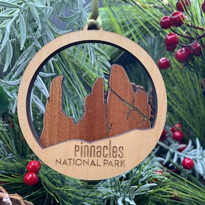 Pinnacles National Park Ornament | Layered Wood