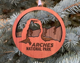 Arches National Park Utah Ornament | Layered Wood