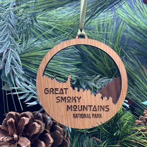 Great Smoky Mountains National Park Ornament | Layered Wood