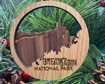 Great Basin National Park Ornament | Layered Wood