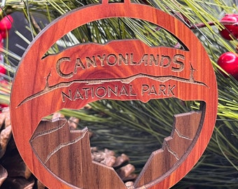 Canyonlands National Park Ornament | Layered Wood