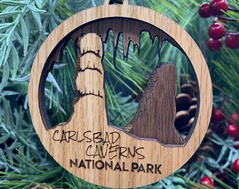 Carlsbad Caverns National Park Ornament | Layered Wood