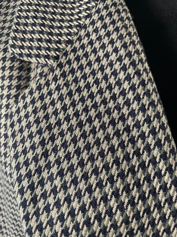 Vintage houndstooth blazer - image 5