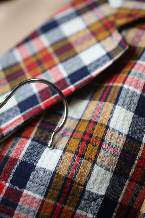 Vintage 1950's Plaid Blazer - image 7