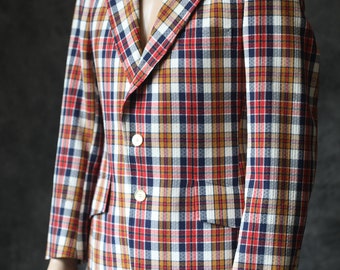 Vintage 1950's Plaid Blazer