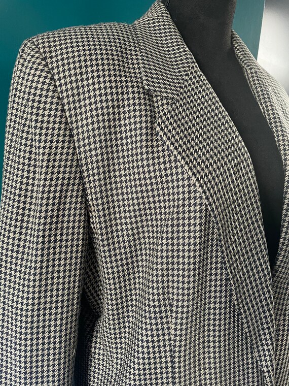 Vintage houndstooth blazer - image 9