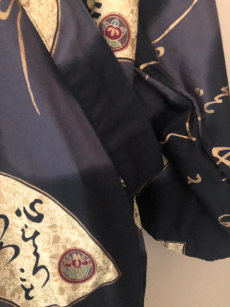 Vintage Gold and Black Kimono