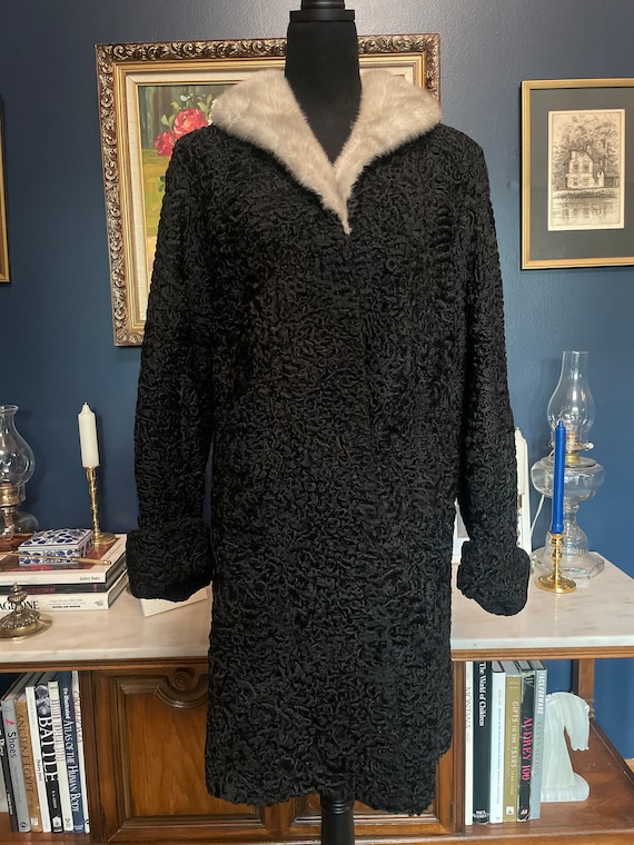 Vintage real fur coat - image 1