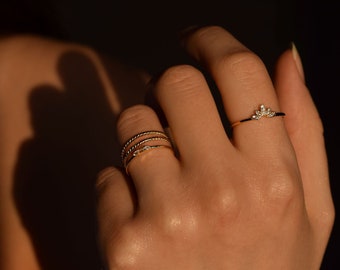 Crown ring , chunky ring