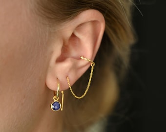 Ohr Jacke-Ohrschmuck-Einfädler-Ohrringe, Earcuff