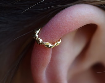 Ear Cuff Gold, Ear Cuff Silver, delicate oormanchet