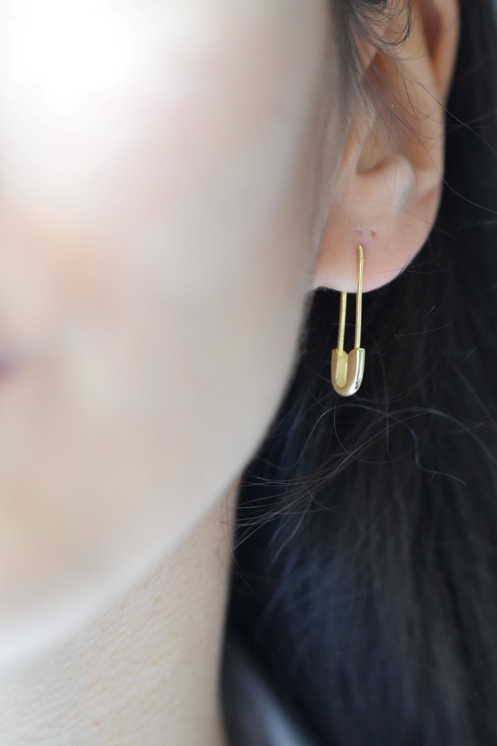 James charles safety pin earrings outlet