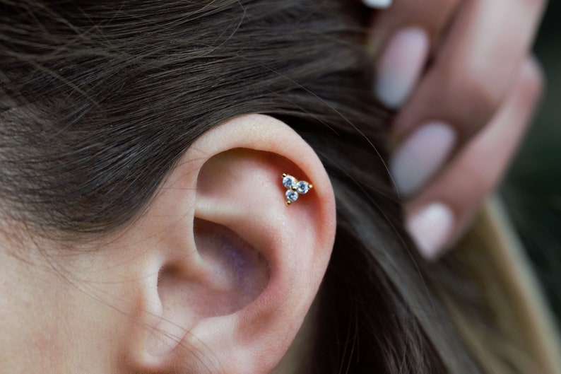cartilage earring,tragus piercing