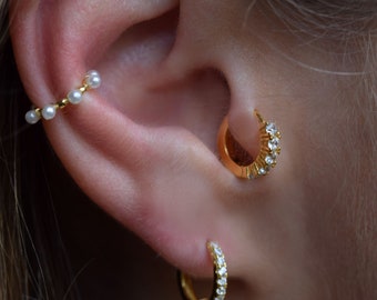 Helix Piercing, conch earring, Hoop