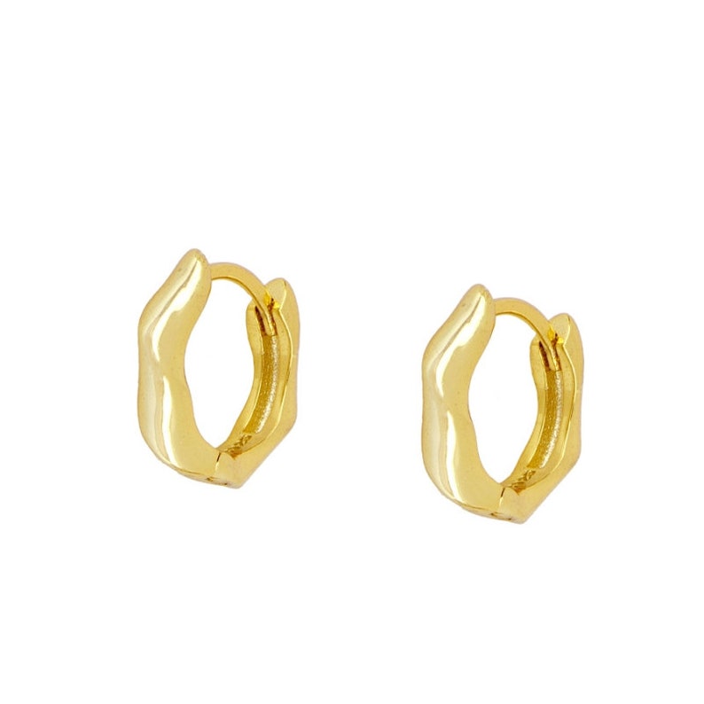 Gold Hoop Earrings Classic Round Earrings Silver Jewelry Gold